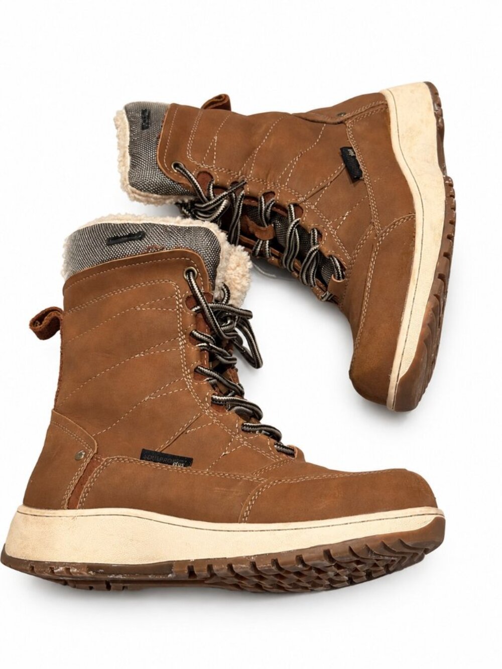 Blondo Sport Brown Waterproof Lace Up Winter Boots Size 6
